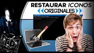 Restaurar los Iconos Originales de Windows 10 [upl. by Euginom]