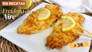 🍋 POLLO al LIMÓN estilo CHINO en Freidora de Aire 🥢 ¡Fácil Rápido y Delicioso 🚀 [upl. by Eihctir]