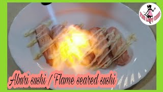 ABURI SUSHI  FLAME SEARED SUSHI  THE LADY CHEF  TLC [upl. by Asilad]