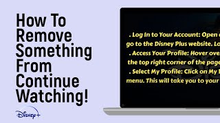 How to Remove Something From Continue Watching on Disney easy [upl. by Monika]