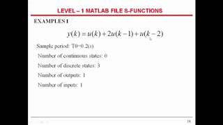 FILE SFUNCTIONS LEVEL – 1 MATLAB LÀM VIỆC VỚI S FUNCTION TRONG SIMULINK [upl. by Falk]