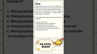 Pembahasan FR PPPK Bidan frpppk pppkbidan tipsandtricks soal1 soalpppk2024 [upl. by Arleyne727]