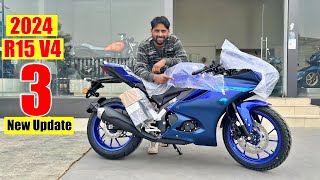 New Yamaha R15 V4 2024 Facelift Model Update Price Mileage Features Full Review [upl. by Stephine]