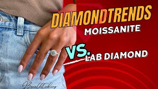 Moissanite Vs Lab Diamond Read Before You Buy [upl. by Tristis]