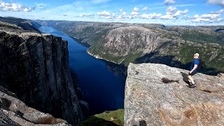 Hiking in Norway  Preikestolen amp Kjerag [upl. by Shanahan]