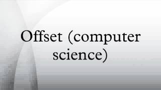 Offset computer science [upl. by Micco]