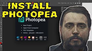 How To Install Photopea App On Your Desktop PC [upl. by Ynohtona]