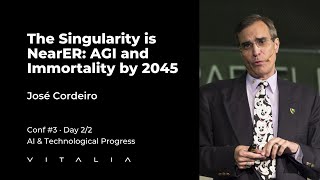 José Cordeiro  AGI and Immortality by 2045  AI amp Technological Progress  Vitalia [upl. by Carrnan]