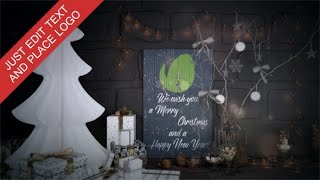 Merry Christmas and Happy New Year  After Effects Template [upl. by Ssegrub]