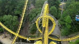 Loch Ness Monster Front Seat onride widescreen POV Busch Gardens Williamsburg [upl. by Dodwell94]