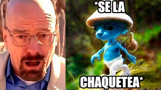 WALTER WHITE SE ENCUENTRA AL SMURF CAT REAL [upl. by Eicarg7]