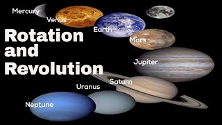 Rotation and Revolution of the 8 planets [upl. by Silberman600]