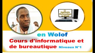 Cours dinformatique et de bureautique Niveaux N°1 [upl. by Aicilev]