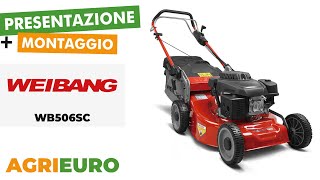 Weibang WB506SC  Rasaerba trazionato a scoppio  2in1  Motore da 166cc [upl. by Atinihs]