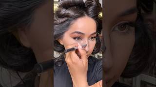 Try This Viral Kajal Contouring Hacks 😯 contouring hacks shorts [upl. by Ayin]