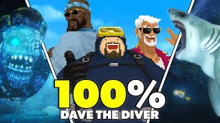 I Played 100 of Dave The Diver [upl. by Ahsaekal119]