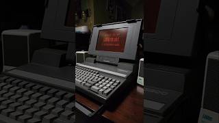 Toshiba T3200 with an Adlib clone running Leisure Suit Larry 2 shorts retrogaming [upl. by Suolekcin321]