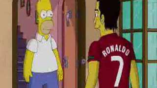 Cristiano Ronaldo VS Homer simpson [upl. by Welford506]