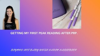 Achieving my first peak reading on the ClearBlue Easy Fertility Moniter after PRP treatment [upl. by Boser]