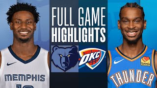 GRIZZLIES at THUNDER  FULL GAME HIGHLIGHTS  March 10 2024 [upl. by Allac247]