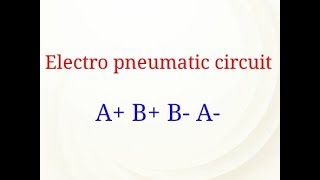 How to draw Electro pneumatic circuit [upl. by Gilli]