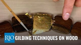 Gilding Techniques on Wood [upl. by Uchish50]