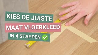 Kies de juiste maat vloerkleed in 4 stappen  Advies door Volero  de vloerkledenwebshop van NL [upl. by Panayiotis]