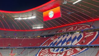 Champions League Entrance  Anthem FC Bayern München vs FC Salzburg [upl. by Rediah]