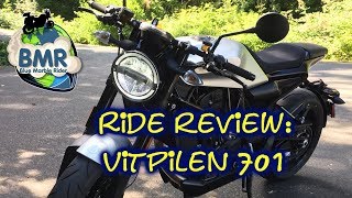 Husqvarna Vitpilen 701 Ride Review [upl. by Wilmott682]