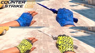 CS2 Hand Wraps  all skins in game showcase 4K60FPS [upl. by Ahsirat27]