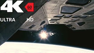 4k60FPS Interstellar Docking Scene HD 4K 60FPS HFRUHD ULTRA HD [upl. by Neersan]