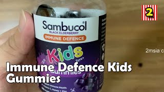 Sambucol Black Elderberry Immune Defence Kids Gummies [upl. by Whitby]