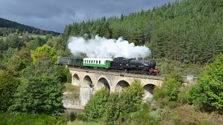 140C27 sur la ligne des Cévennes  ClermontFerrandLangogneNîmes  28 Septembre 2024 [upl. by Gurney]