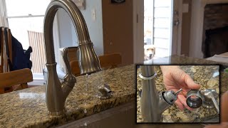 How to Fix a Leaky Kitchen Faucet featuring Delta Leland SingleHandle Faucet model 9178ARDST [upl. by Atteuqaj237]