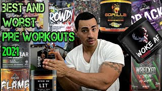 BEST and WORST Pre Workouts 2021 [upl. by Ia347]