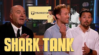 Things Get Heated With Innovative Owners Of Trunkster  Shark Tank US  Shark Tank Global [upl. by Anitsirhcairam]