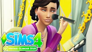 VINTAGE GLAMOUR STUFF💄  The Sims 4  GAMEPLAY – Overview [upl. by Elatsyrc]