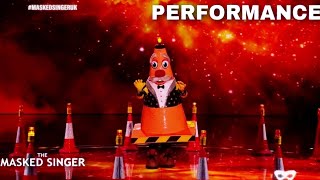 Traffic Cone Sings quotA Million Dreamsquot by The Greatest Showman  The Masked Singer UK  Season 3 [upl. by Alegnatal]