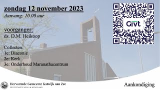 12112023 1000u ds DM Heikoop [upl. by Accemahs]