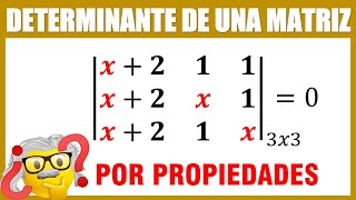 Aplicación de las Propiedades de los Determinantes [upl. by Annais]