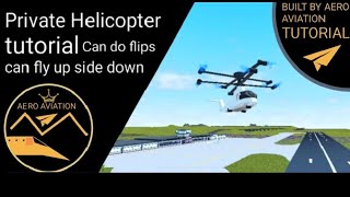 simpleplane crazyPrivate Helicopter tutorial [upl. by Delphine225]