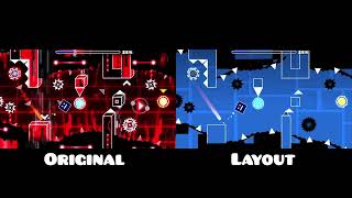 quotZodiacquot Original vs Layout  Geometry Dash Comparison [upl. by Lovering]