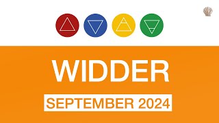 WIDDER ♈️ SEPTEMBER 2024 quotSEGNUNGEN UND ILLUSIONENquot  TAROT Monatslegung Tarotskop Kartenlegen [upl. by Bonnice]