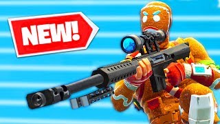 NEW HEAVY SNIPER Gameplay in Fortnite Battle Royale [upl. by Auqenahs]