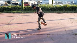 【Little Tips】Backside NoComply  Keep weight on board [upl. by Acila]