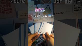 Lets make a cute table calendar 📆🤍 shortsvideo cutecalendermakingtrending [upl. by Stig]