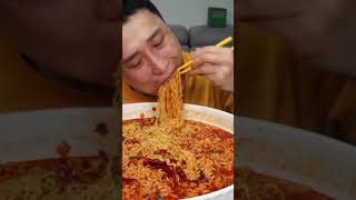 ASMR Eating Spicy Noodles MUKBANG [upl. by Onibas]