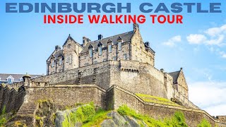 Inside Edinburgh Castle  FULL Walking Tour [upl. by Natsrik]