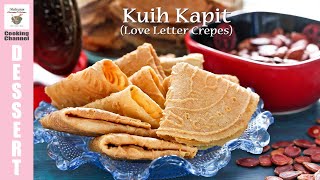 Kuih Kapit Love Letter Crepes [upl. by Ecnadnac514]