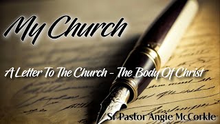 Letter to my church 8424 [upl. by Darce]